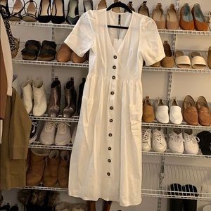 Zara linen dress